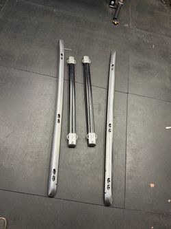 Lexus GX460 OEM Roof rack flush mount rails and cross bars