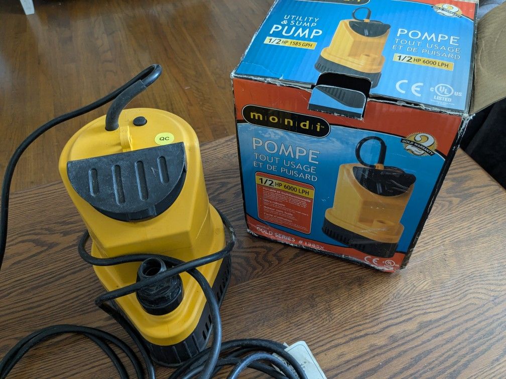 Mondi Sump Pump 1585X