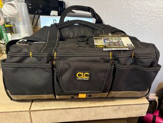 CLC Work Gear Tool Bag with Top Plastic Tray