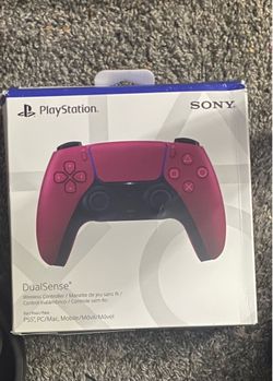 New PlayStation wireless controller ps5 cosmic red