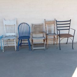 Assorted Chairs - $5 Each