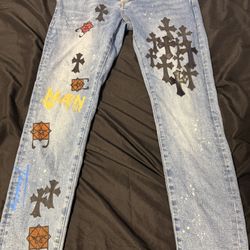 Chrome heart jeans 