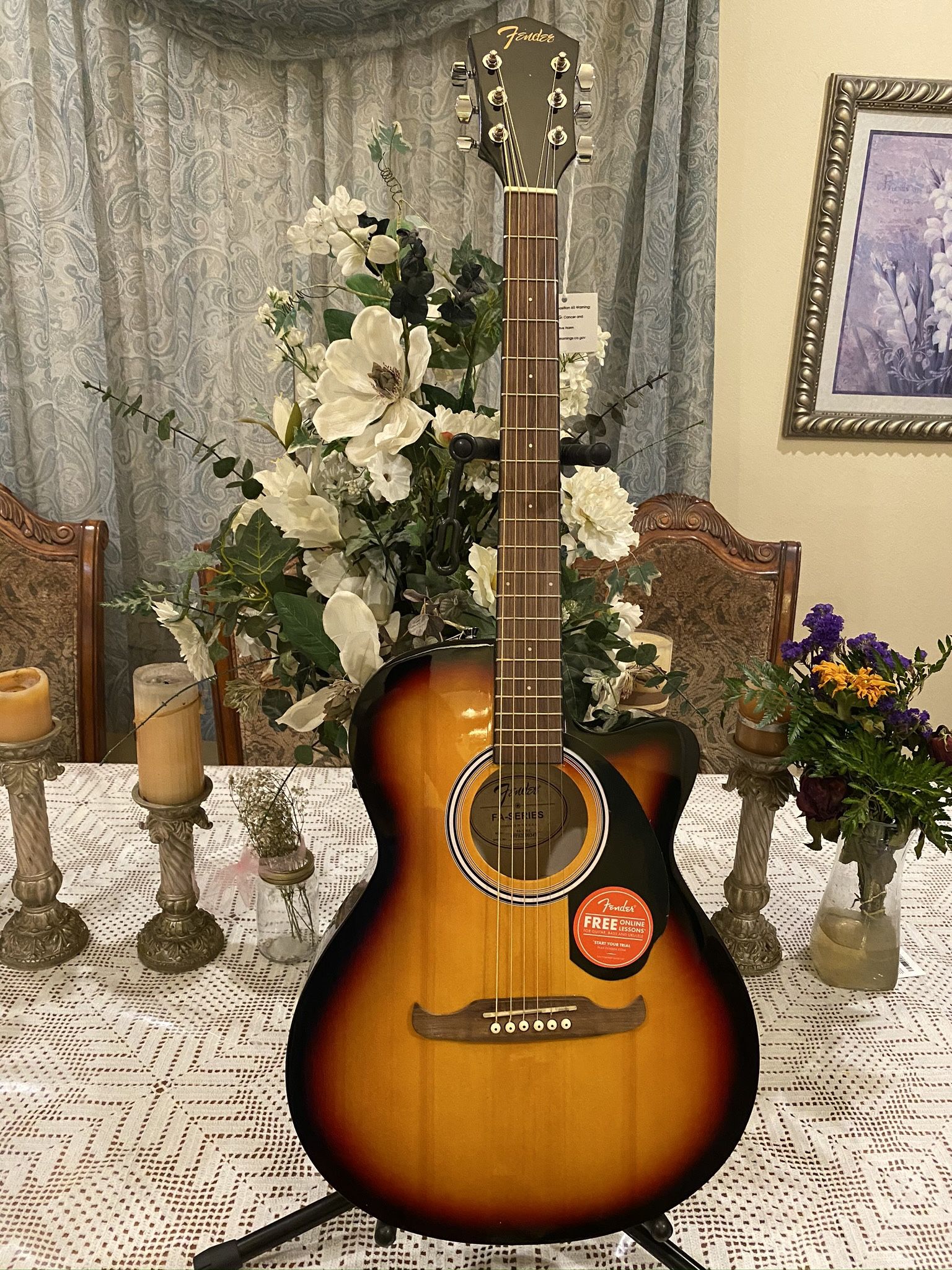 Fender FA135CE Electric Acoustic Guitar 