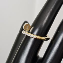 Gold Plated Yellow Ring Size 8