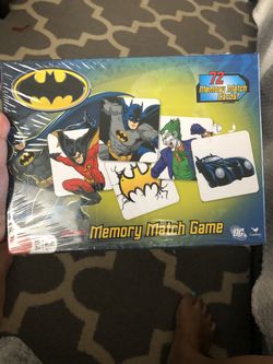 Batman memory match game kids boys board game toys