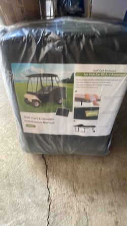4 passengers Golf Cart Enclosure Waterproof Rain Cover. Cash only