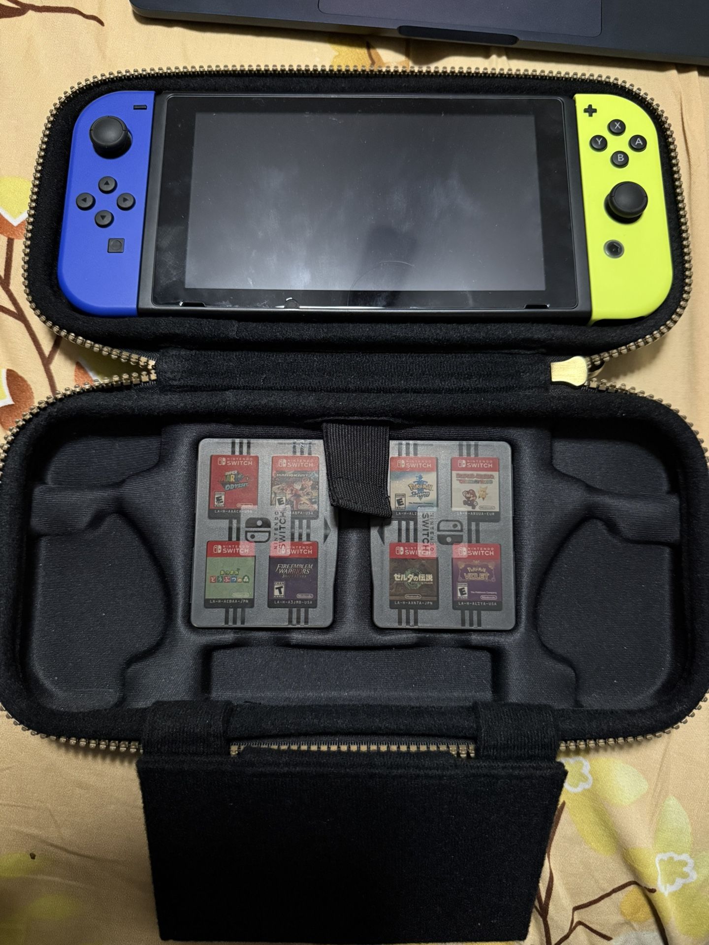 Nintendo Switch With 9 games