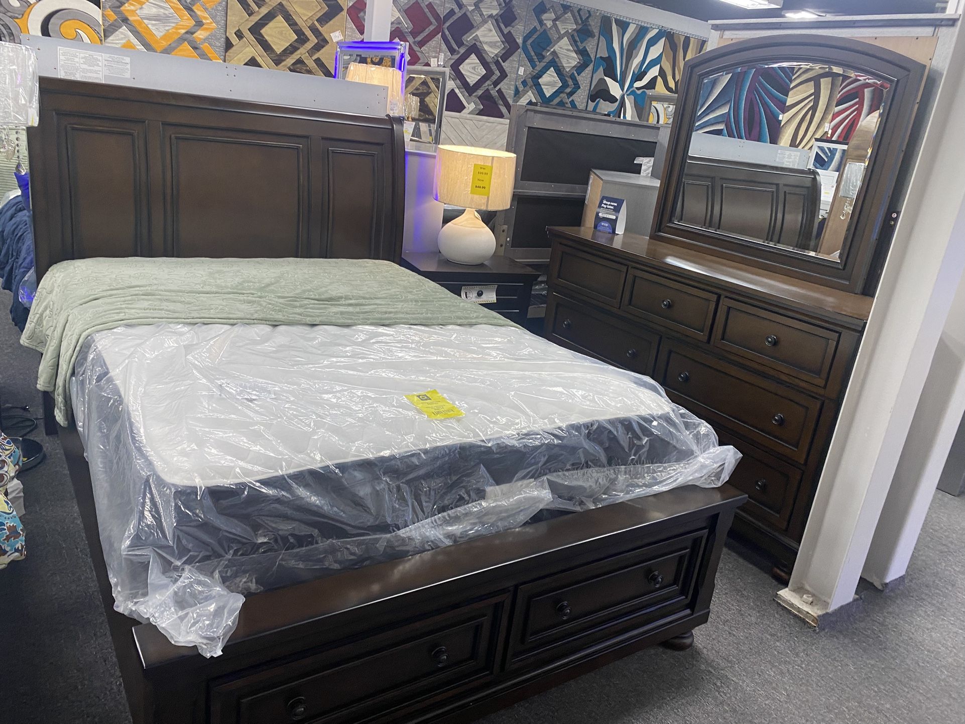 Queen Size Bed Frame Set $1,299.99
