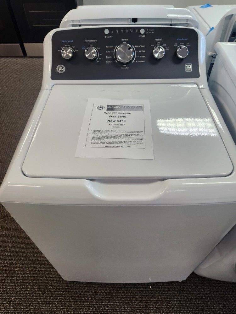 4,5 cu. ft. Top Load Washer in White with Cold Plus and Wash Boost