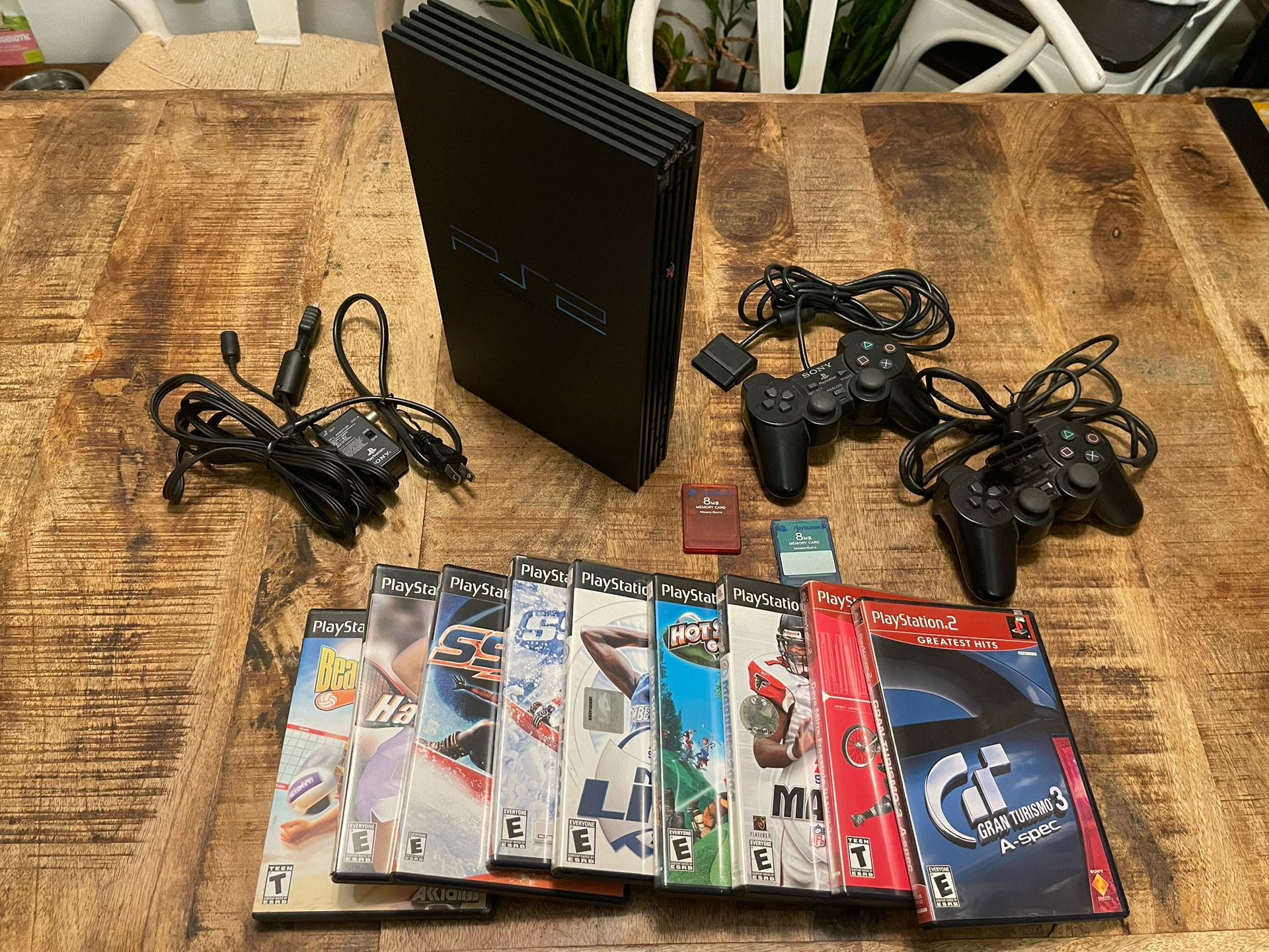 Playstation 2 (PS2) Video Game Console Bundle