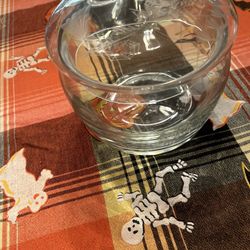 Nice Glass Candy Pot With Lead 