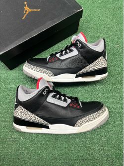 JORDAN 3 BLACK CEMENT 2018 SIZE 12