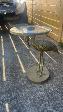 Glass Bird Table