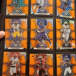 Orange Blue Mosaic Card Lot Or Individuals