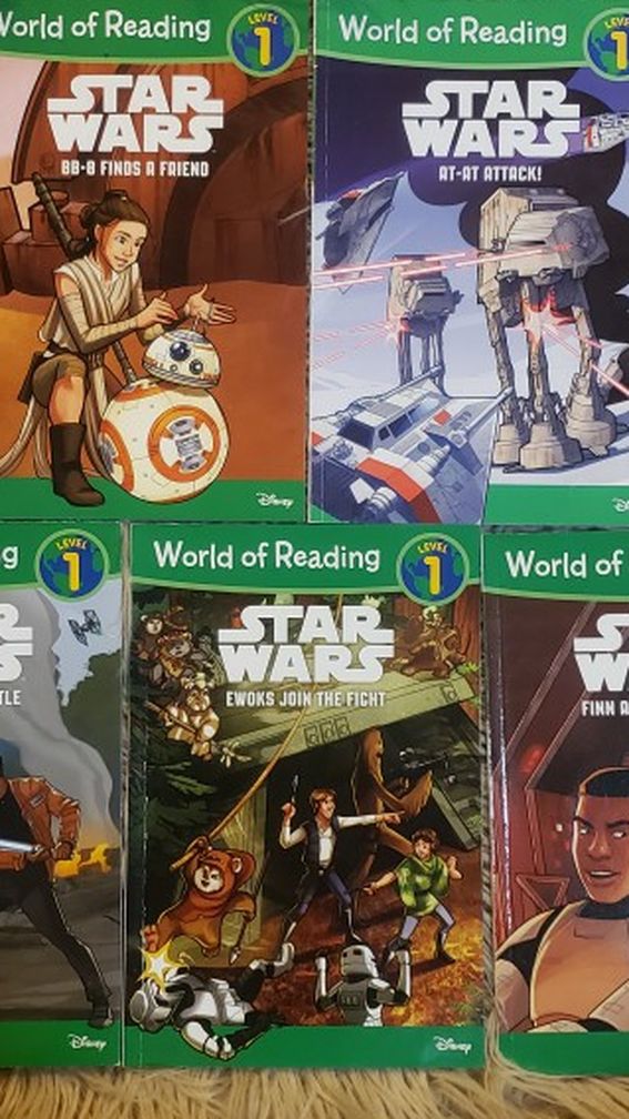 World of Reading Star Wars Lot Of 5 Book Boxed Set Level 1 by Disney Book Group