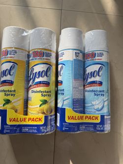 Lysol Bottles 