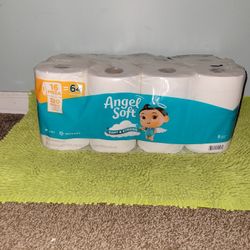 Angel Soft 16 Rolls Toilet Paper Soft And Strong