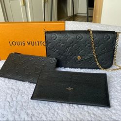 Embossed Crossbody 3 Pc Pochette