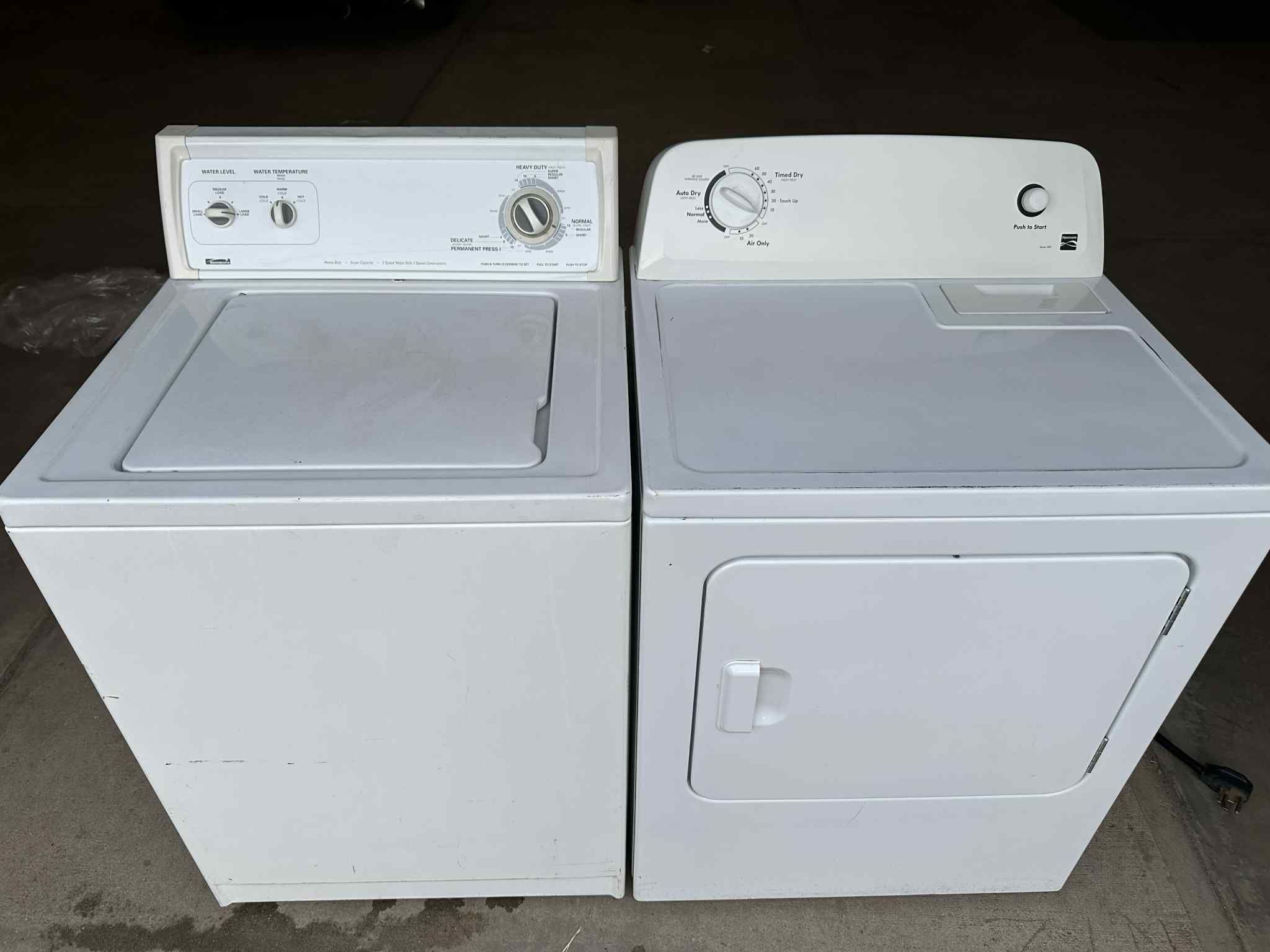Kenmore Washer And Electric Dryer 