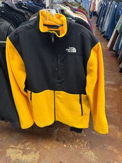 The North Face Denali Fleece Jacket Yellow Black