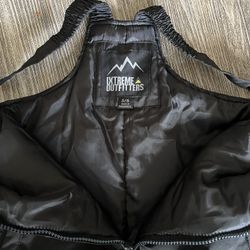 iXtreme Outfitters black snow bibs for kids 5/6t 