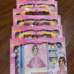 Watercolor painting craft kit, a gift for girls, suitable for parties and birthdays.