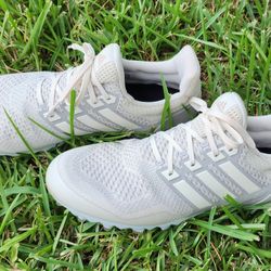 Adidas Ultraboost Football Cleats, Size 12 White