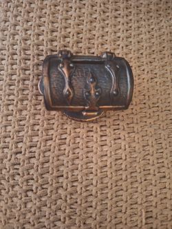Collectable Vintage Cast Iron PIRATE SHIP COIN BANK 