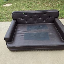 Leather Dog Bed