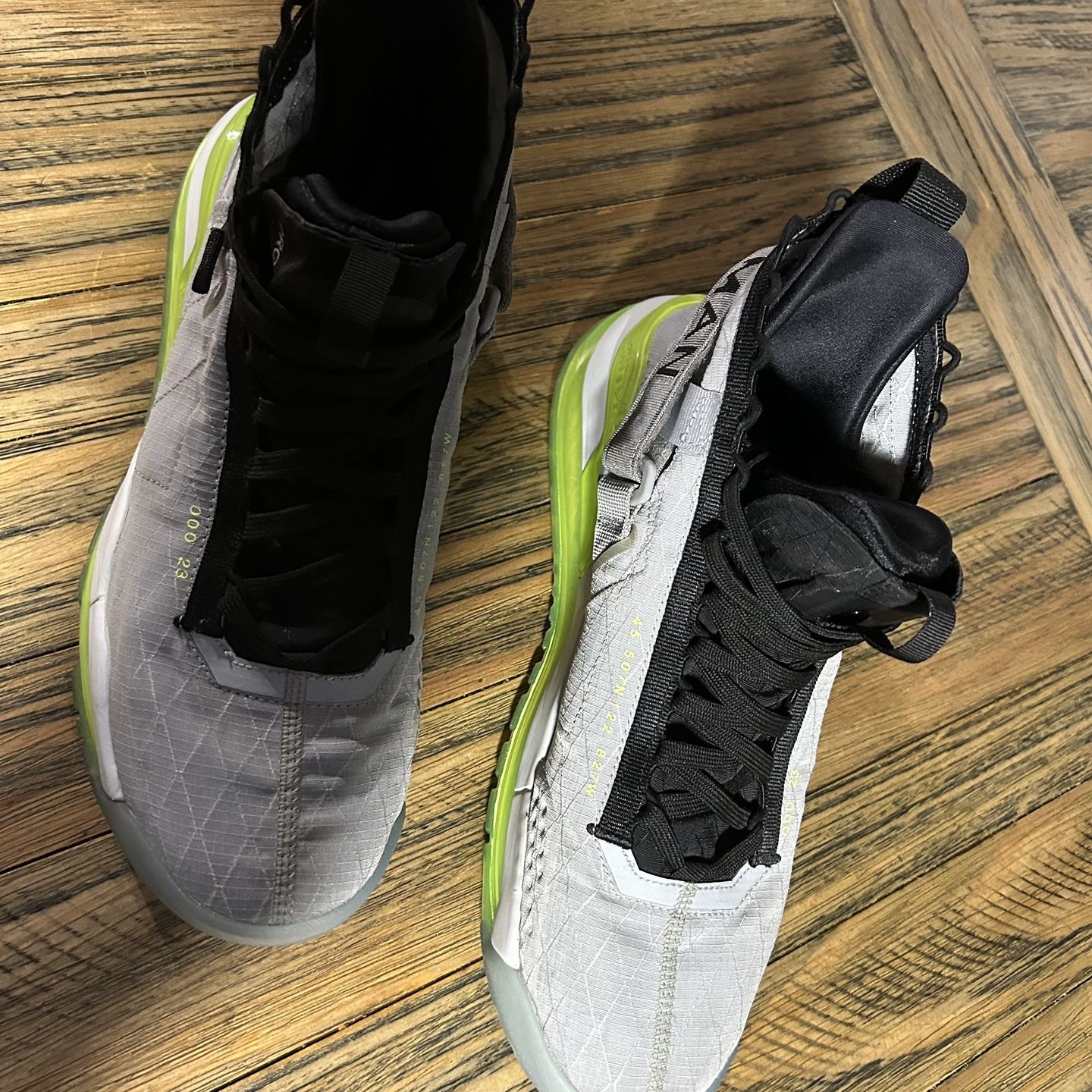 Size 10.5 Mens Nike Air Jordan Proto Max 720 Sneakers Grey Black Volt Shoes BQ66 for Sale in San Antonio TX OfferUp