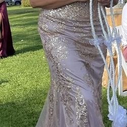 Georgeous Blush Sequins Dress