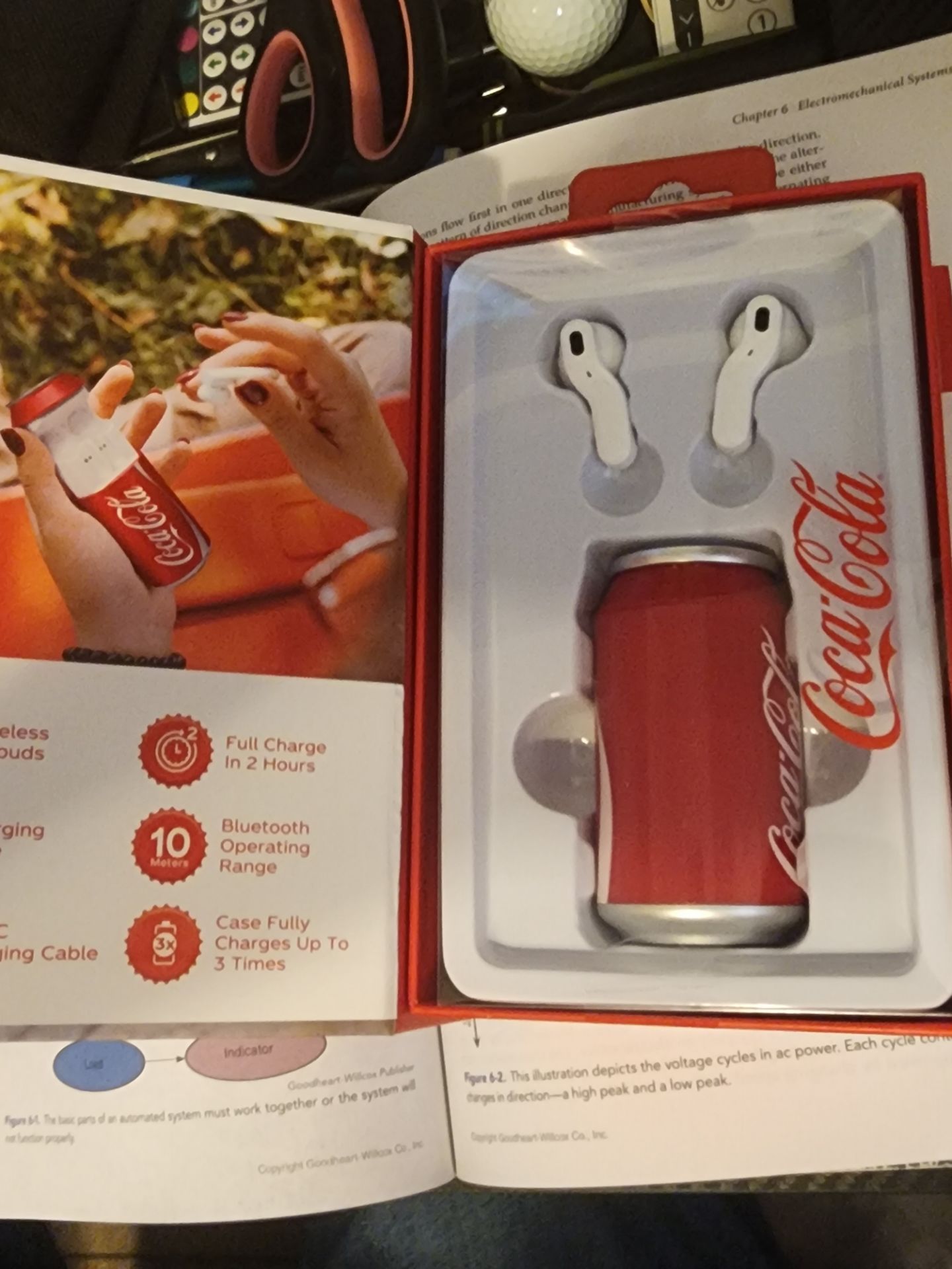 Coke Ear Buds NIB