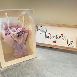 Valentine’s gifts (Soap Flower Bouquet)