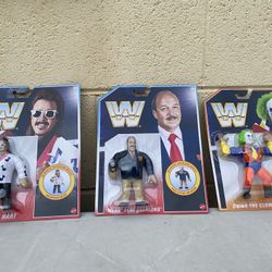 WWF Retro Mania 3 Set Bundle Deal : Doink / Mean Gene / Jimmy Hart … *** $80 Bundle ***