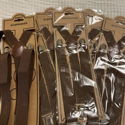 6 Pack Of Suspenders - Wedding