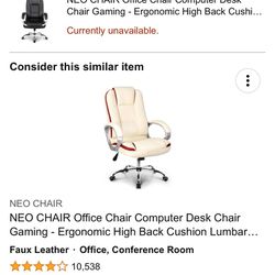 NEO CHAIR Office Chair Computer Desk Chair Gaming - Ergonomic High Back Cushion