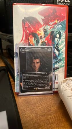 Final fantasy 7 rebirth switch 2 Zack Fair promo card