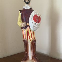 Vintage Don Quixote Decanter – Made in Japan – Figural Ceramic Bottle