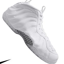 Nike air Foamposites “White” Size 13  $280