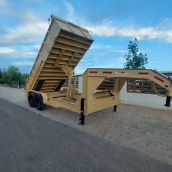 16f Dump Trailer- Gooseneck 