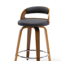 Mercury Row Vanhoy Swivel Counter Height Stool 