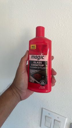 Stove top cleaner 90 percent full