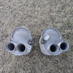 C6 Corvette OEM Mufflers With Tips 