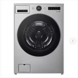 4.5 cu. ft. Stackable Smart Front Load Washer in Graphite Steel with ezDispense, AI Digital Dial, Steam and TurboWash360