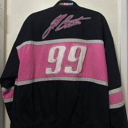 Pink Vintage Race Car Jacket 