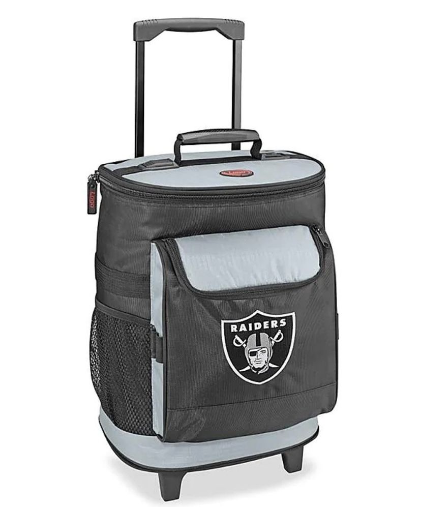 Las Vegas Raiders Rolling Cooler with Wheels