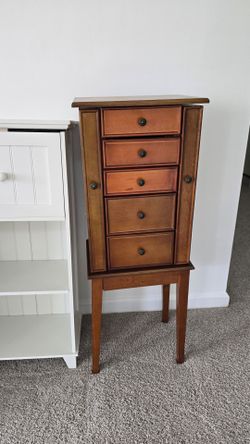 Wood Jewelry Armoire