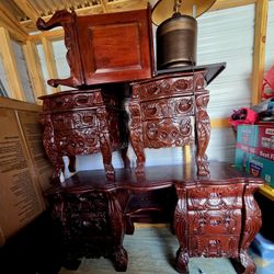 Office Desk/Long Dresser/Night Stands Set-OBO!!!