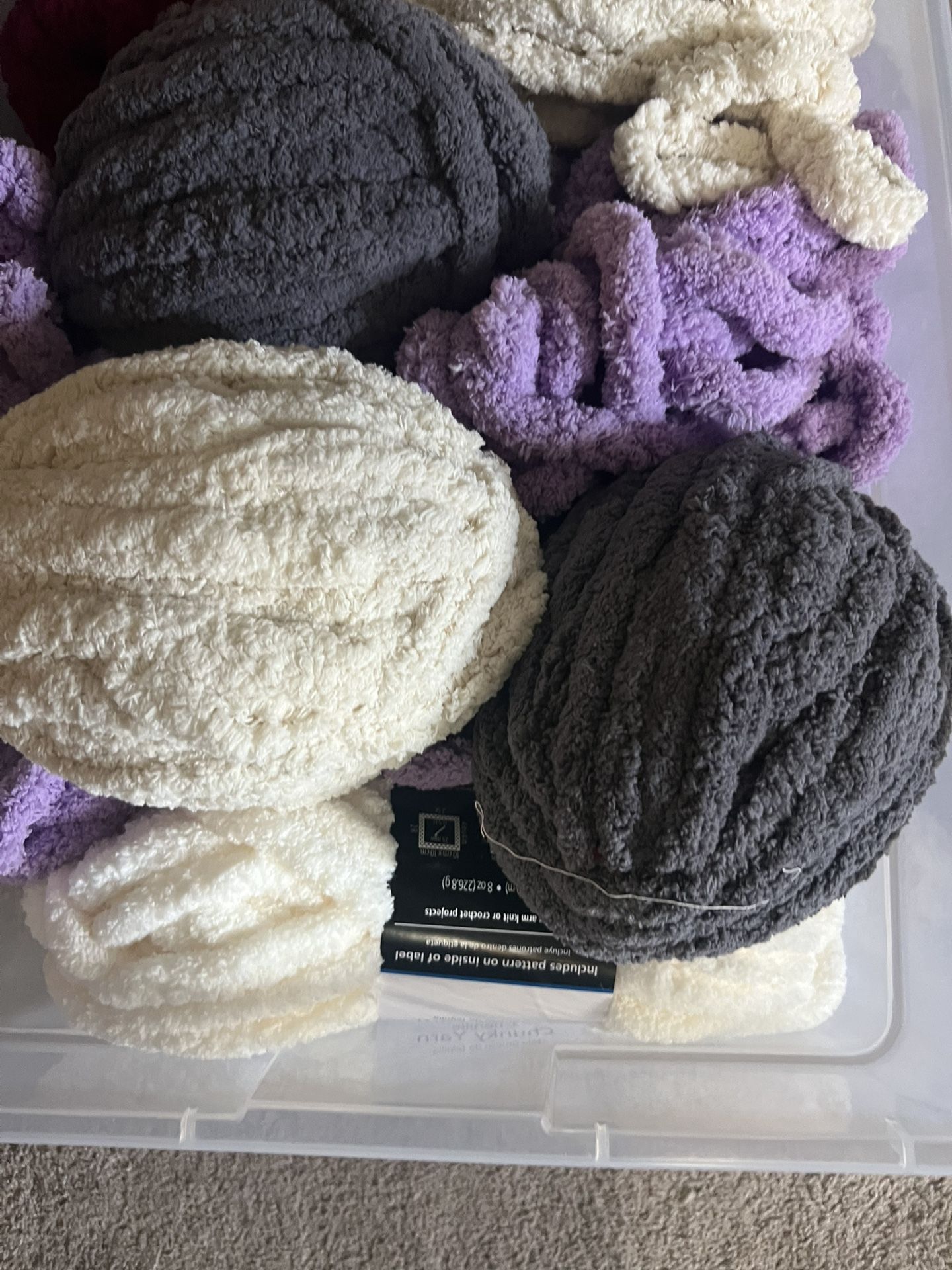 32 Skeins Of Chunky Yarn