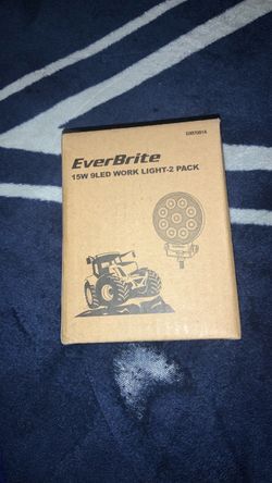 EverBrite 2x LED Pods 4-1/2" 30W Flood Lights Off-Road truck jeep LED Fog Light Work Light new